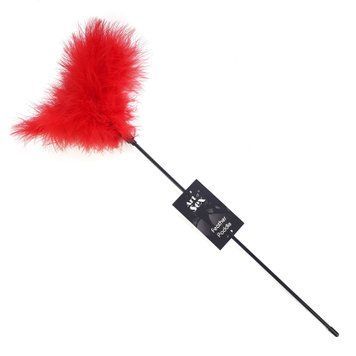 Лоскітка з пером індика Art of Sex &ndash; Feather Paddle, червона SO6614 фото