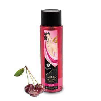 Гель для ванны и душа Shunga Frosted Cherry, 370 мл, с растительными маслами и витамином Е SX1028 фото