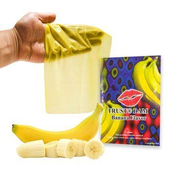 Латексная салфетка Latex Dental Dams Banana 1 шт SX1265 фото