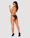 Полупрозрачные трусики с подвеской Obsessive Ivannes panties black L/XL, черные SO7281 фото 4