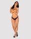 Полупрозрачные трусики с подвеской Obsessive Ivannes panties black L/XL, черные SO7281 фото 3
