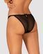 Полупрозрачные трусики с подвеской Obsessive Ivannes panties black L/XL, черные SO7281 фото 2