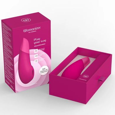 Вакуумний кліторальний стимулятор Womanizer Enhance Pink SX2542 фото