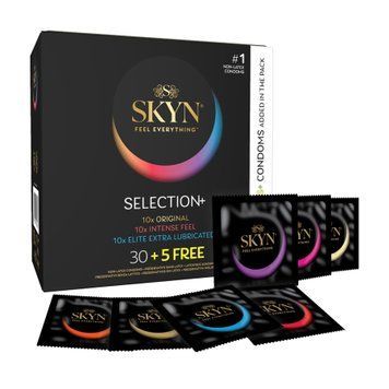 Безлатексные премиум-презервативы SKYN Selection: Original+Intense Feel+Elite Extra Lubricated, 35шт SX2392 фото