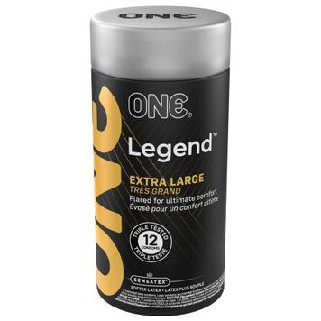 Презервативы ONE Legend XL, 12 шт, увеличенный размер, расширение на конце, подарочная упаковка-тубус SX0795 фото