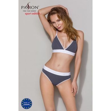 Спортивні трусики-стрінги Passion PS007 PANTIES dark grey, L SO4247 фото