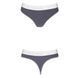 Спортивні трусики-стрінги Passion PS007 PANTIES dark grey, L SO4247 фото 4