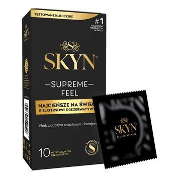 Ультратонкие безлатексные презервативы SKYN Supreme Feel 10 шт, 0,035 мм, естественная текстура кожи SX2398 фото