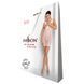 Бодістокінг-сукня з відкритими грудями Passion BS092 white SO6396 фото 4