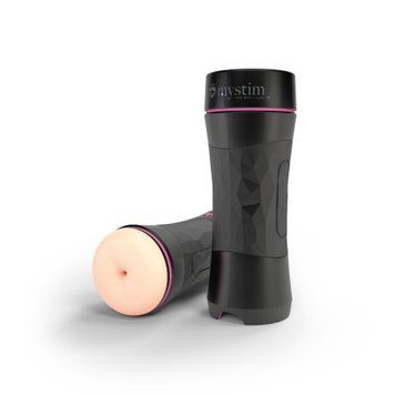 Мастурбатор-попка Mystim O(h) PUSH ME Anus, можна стискати та регулювати вакуум SO8148 фото