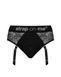 Кружевные трусы для страпона с подвязками для чулок Strap-On-Me DIVA HARNESS - XL SO5095 фото 3