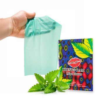 Латексная салфетка Latex Dental Dams Mint 1 шт SX1262 фото