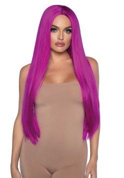 Перука Leg Avenue 33&Prime; Long straight center part wig Raspberry SO8593 фото